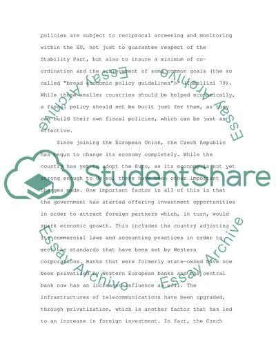 The Monetary Union Needs a Common Fiscal Policy