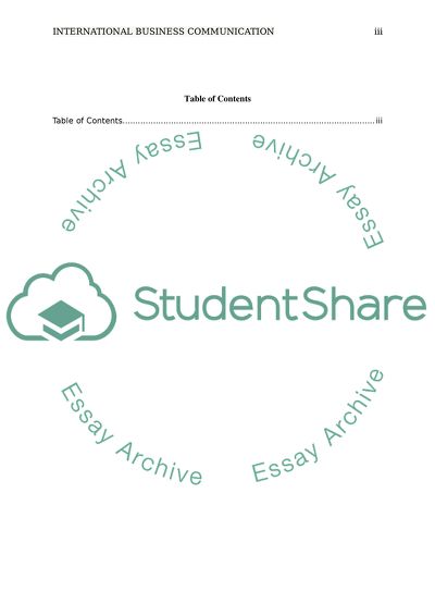 International Business Communication - Investing in Kenya