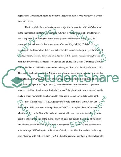 On the Morning of Christs Nativity by John Milton