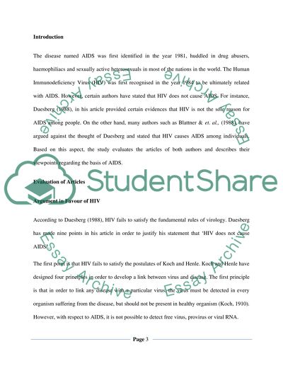 HIV does not cause AIDS