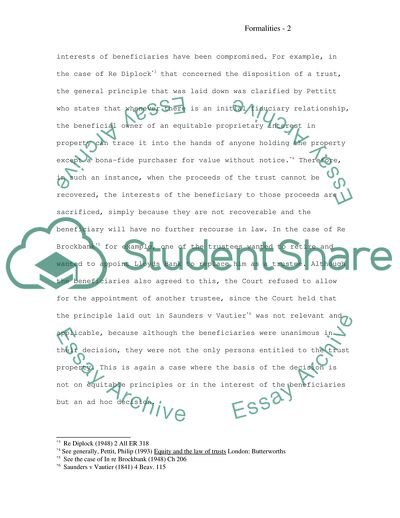 Moffetts Concept of Trust
