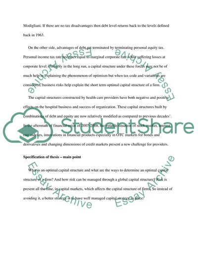 Managing Risk through a Global Capital Strategy by James W Blake