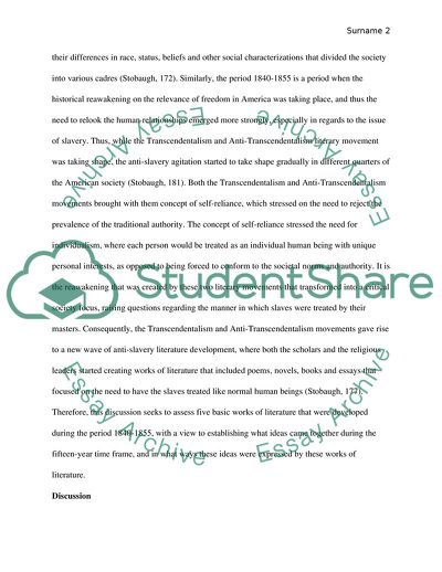 Confluences of Pre-Civil War Literature