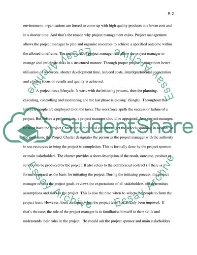 The Skills, Tools, and Management Processes Required to Undertake a Project Successfully