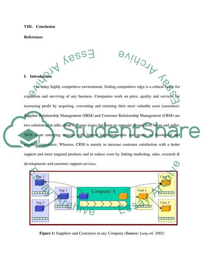 Comparing between SRM and CRM