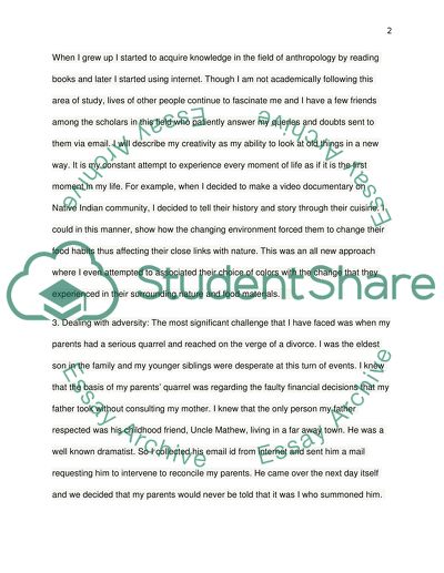Personal Statement