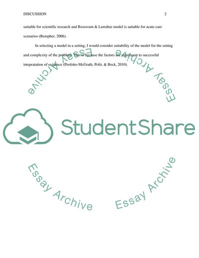 Evidence-Based Practice