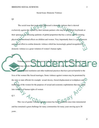 Bridging Social Sciences