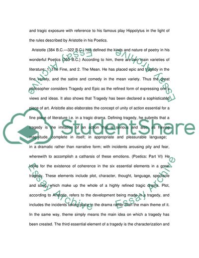 Euripides as a Poet of Ancient Greece