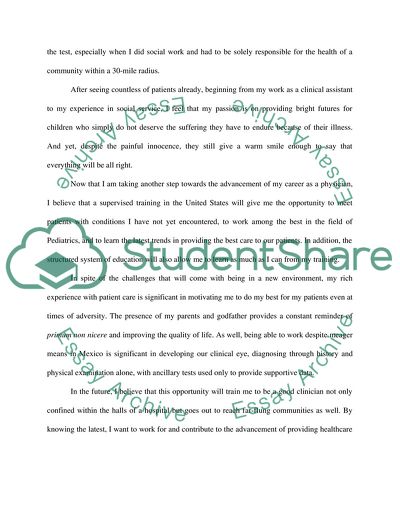 Pediatrics Residency Program Application
