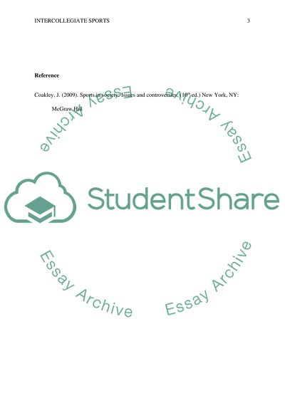 Intercollegiate Sports