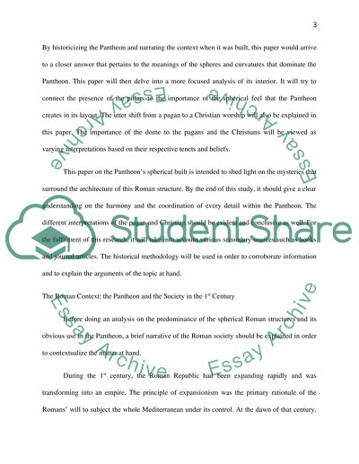 The Spherical Spatial Designs and their Meanings in the Pantheon, Rome