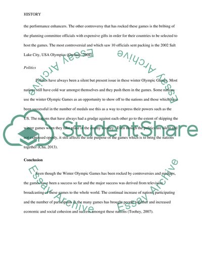 The History of Winter Olympic Games