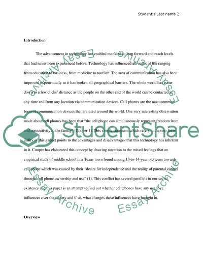 Cell Phones and Social Development