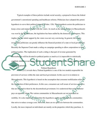 State and local government finance: Massachusetts