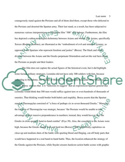 300 movie review essay 300 movie analysis