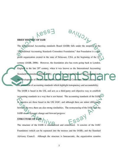 International Accounting Standards