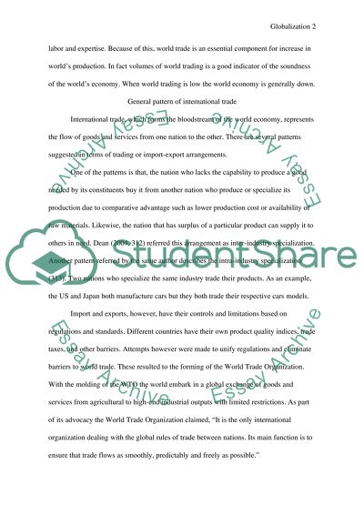 Globalization and Boundless Market