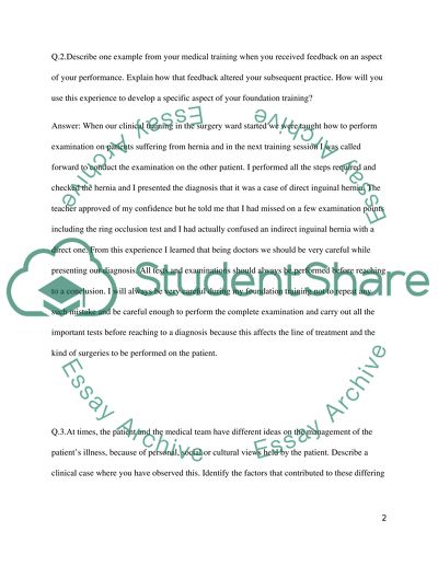 Reflexion the Future a Doctor