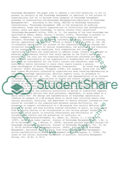 Knowledgement Management