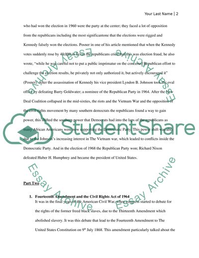 AMERICAN HISTORY SINCE 1865 TO 1900