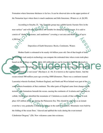 Paleontology Environment of Yoredale Group in the UK