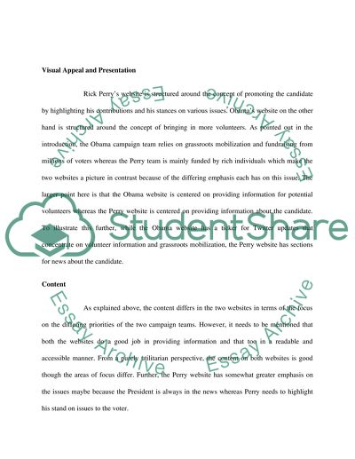 Advantages of the Obama Campaign Team