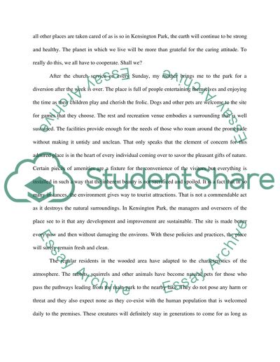 A place that is relaxing