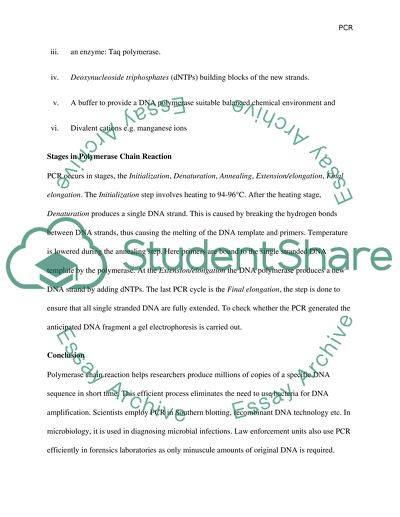 Polymerase Chain Reaction