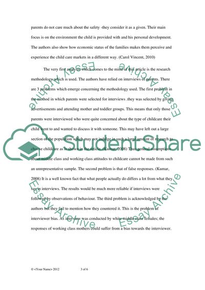 Early years in the uk context