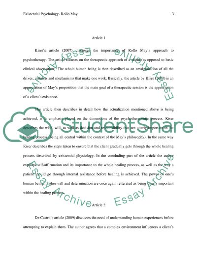 Existential psychology definition image