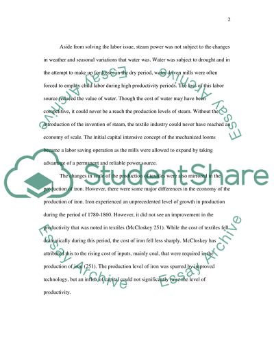 The Technological Stimulus of the Industrial Revolution