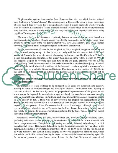 Australian Federal Elections