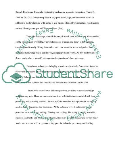 Indian Raw Honey as a Green Product