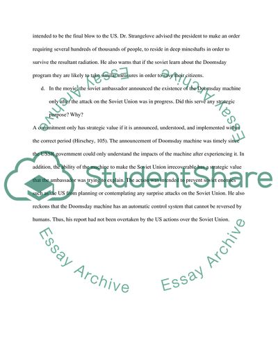 Dr strangelove essays image