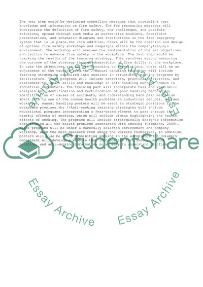 Workplace Health and Safety