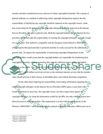 What Is the Best Way to Tackle Online Copyright Infringement in the EU