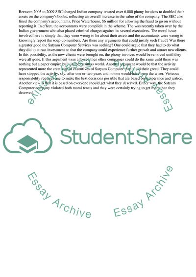 SEC Charges India Company in $18 Accounting Fraud