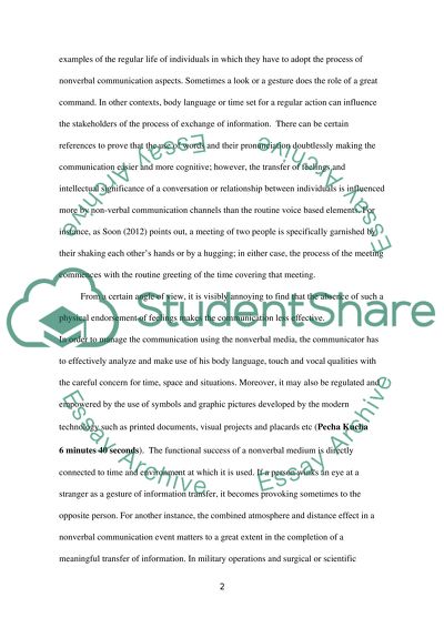 The Seven Aspects of Nonverbal Communication