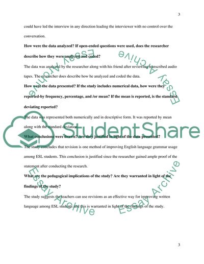 Critical Analysis of Philological Articles