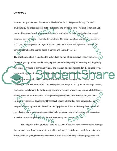 The Developmental Period of Pregnancy