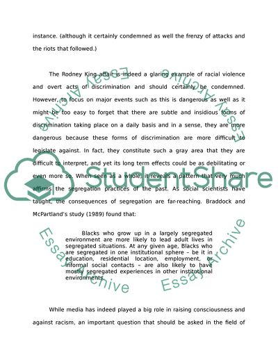 Media as Watchdog against Racism - A Case of the Pot Calling the Kettle Black