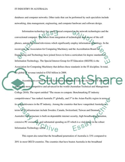 IT Industry in Australia