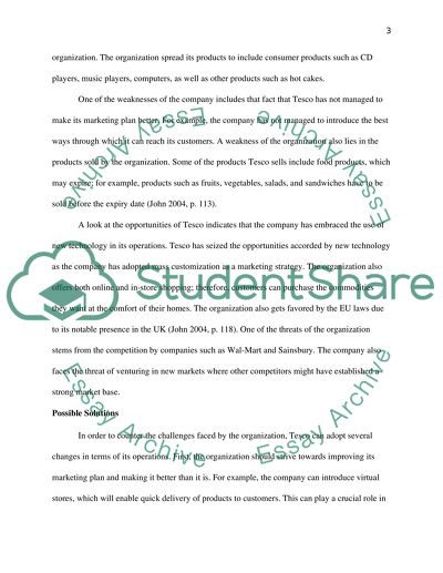 Tesco: Strengths, Weaknesses, Opportunities, and Threats