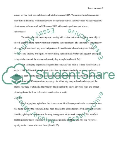 Design and facitilities