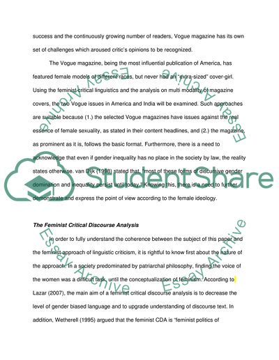 The Standard Beauty: Women in Vogue