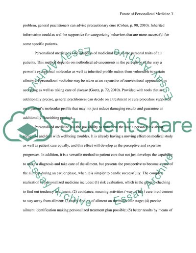 Personalized Medicine