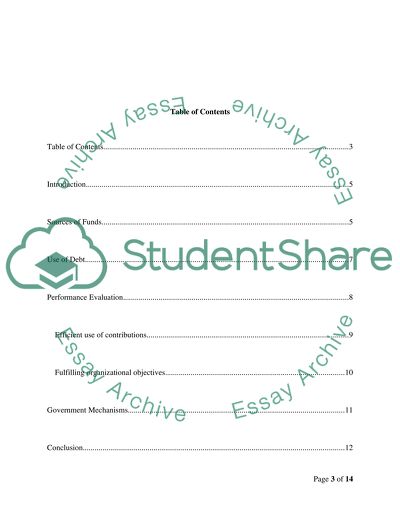 Financial Management in Nonprofit Organizations