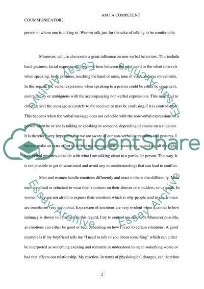 Am I a Competent Communicatior What are My Strengths