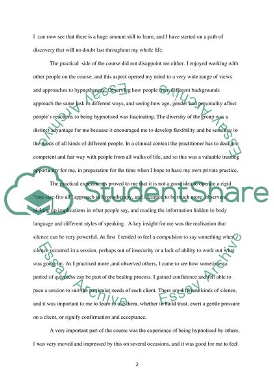 Hypnosis thesis statement image